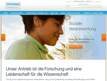 Tablet Screenshot of ferring.ch